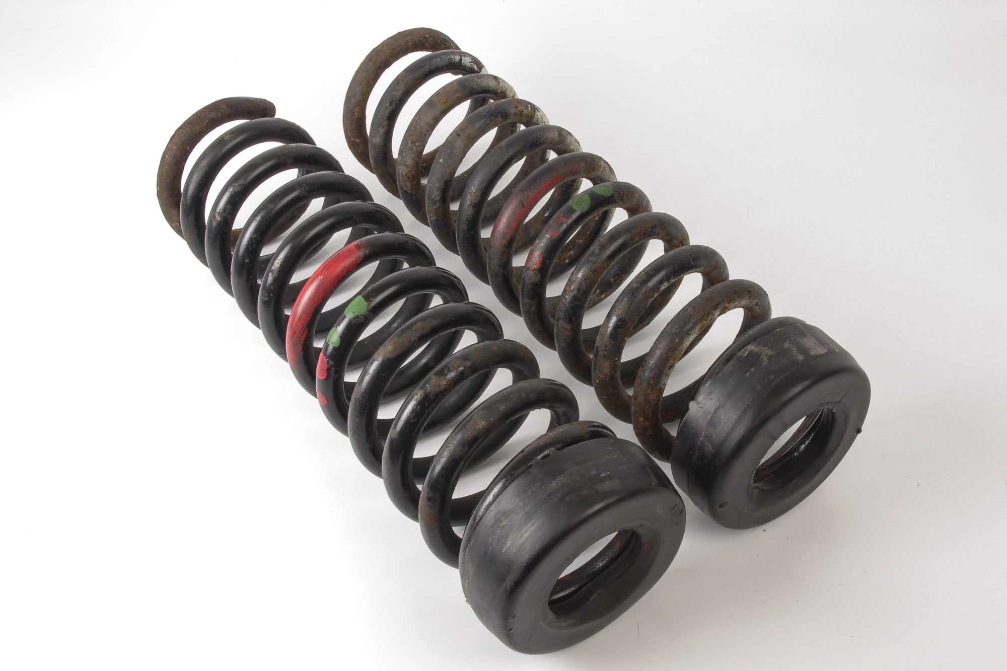 Mercedes 1293211704 Suspension Coil Spring x2 - Front (a) | R129 SL