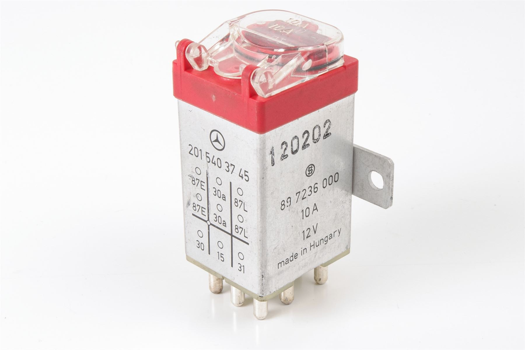 ベンツ 純正 OVPリレー 201 540 37 45 Mercedes 2015403745 OVP Relay (a) | R107 R129 SL W124 E W126 S