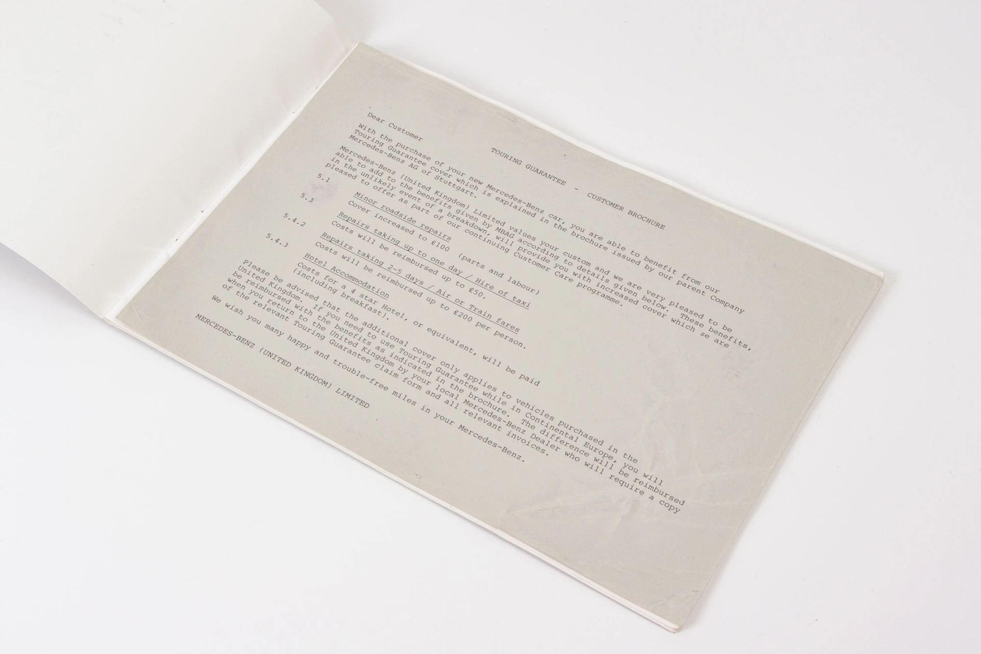 Mercedes 1295840198 Owners Manual | R129 SL