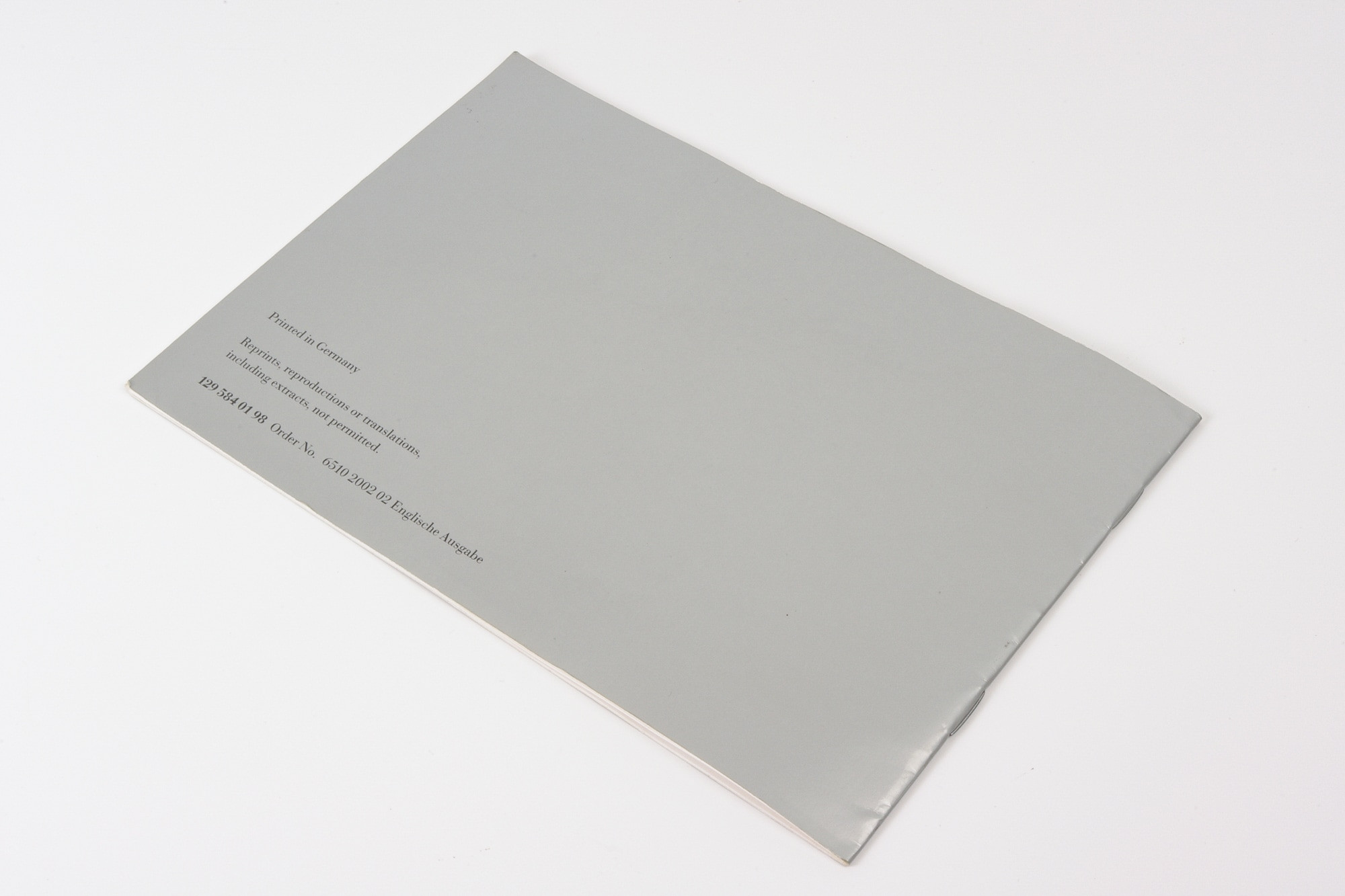 Mercedes 1295840198 Owners Manual | R129 SL