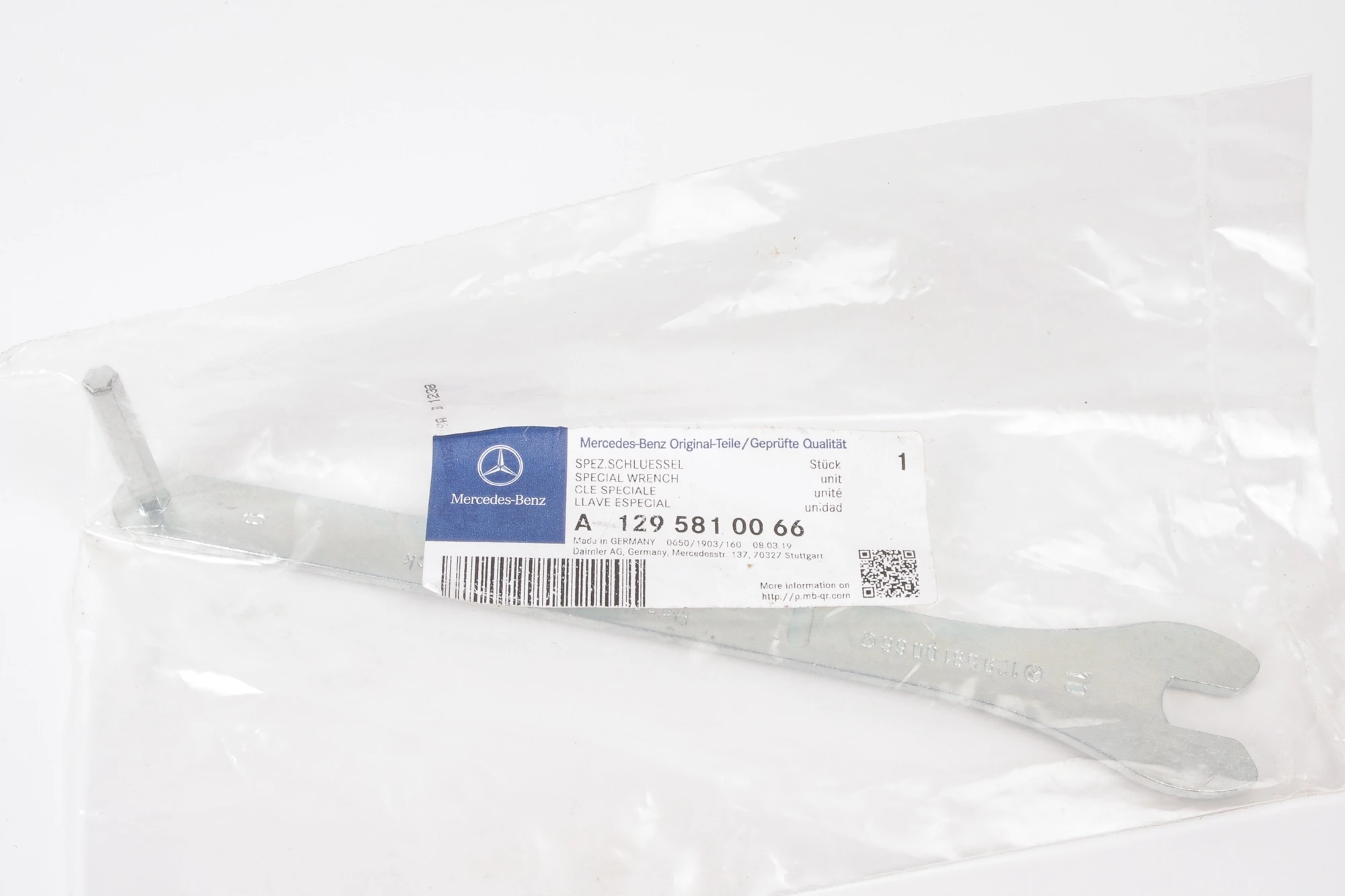 Mercedes 1295810066 Roof Spanner (New) | R129 SL