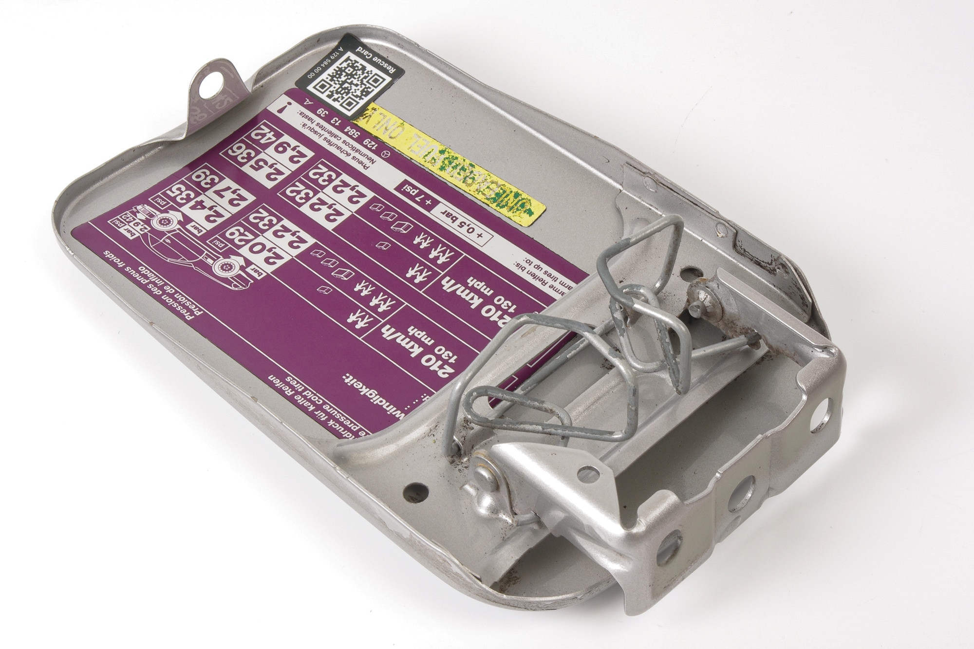 Mercedes 1297500306 Fuel Filler Cap - Silver (b) | R129 SL