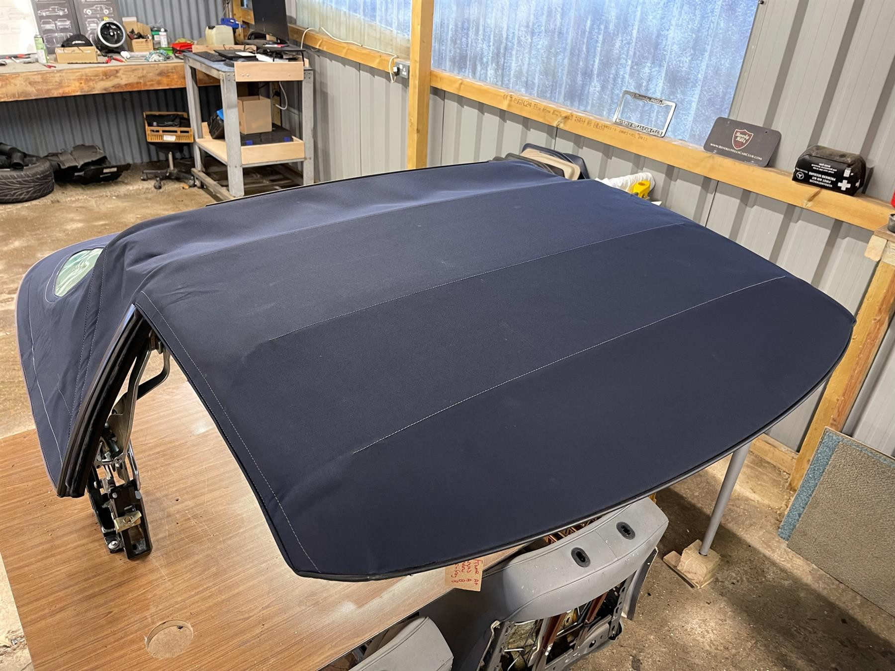 Mercedes 1297700201 Soft Top - Blue | R129 SL