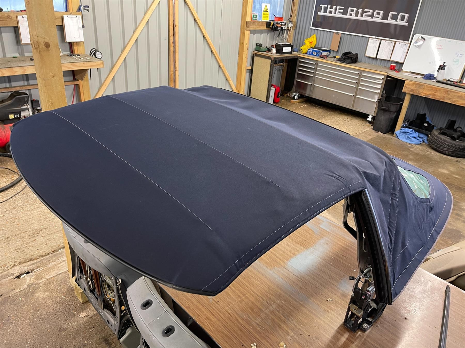 Mercedes 1297700201 Soft Top - Blue | R129 SL