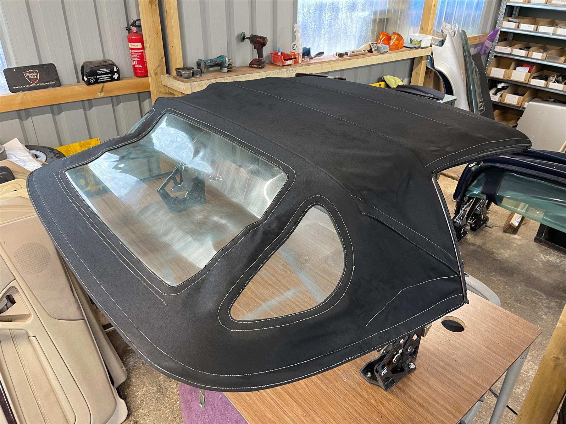 Mercedes 1297700201 Soft Top - Black | R129 SL