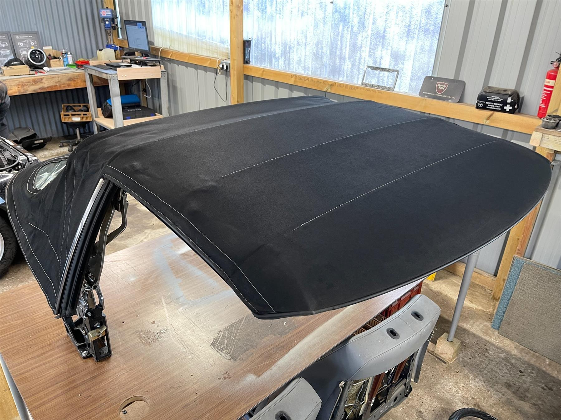 Mercedes 1297700201 Soft Top - Black | R129 SL