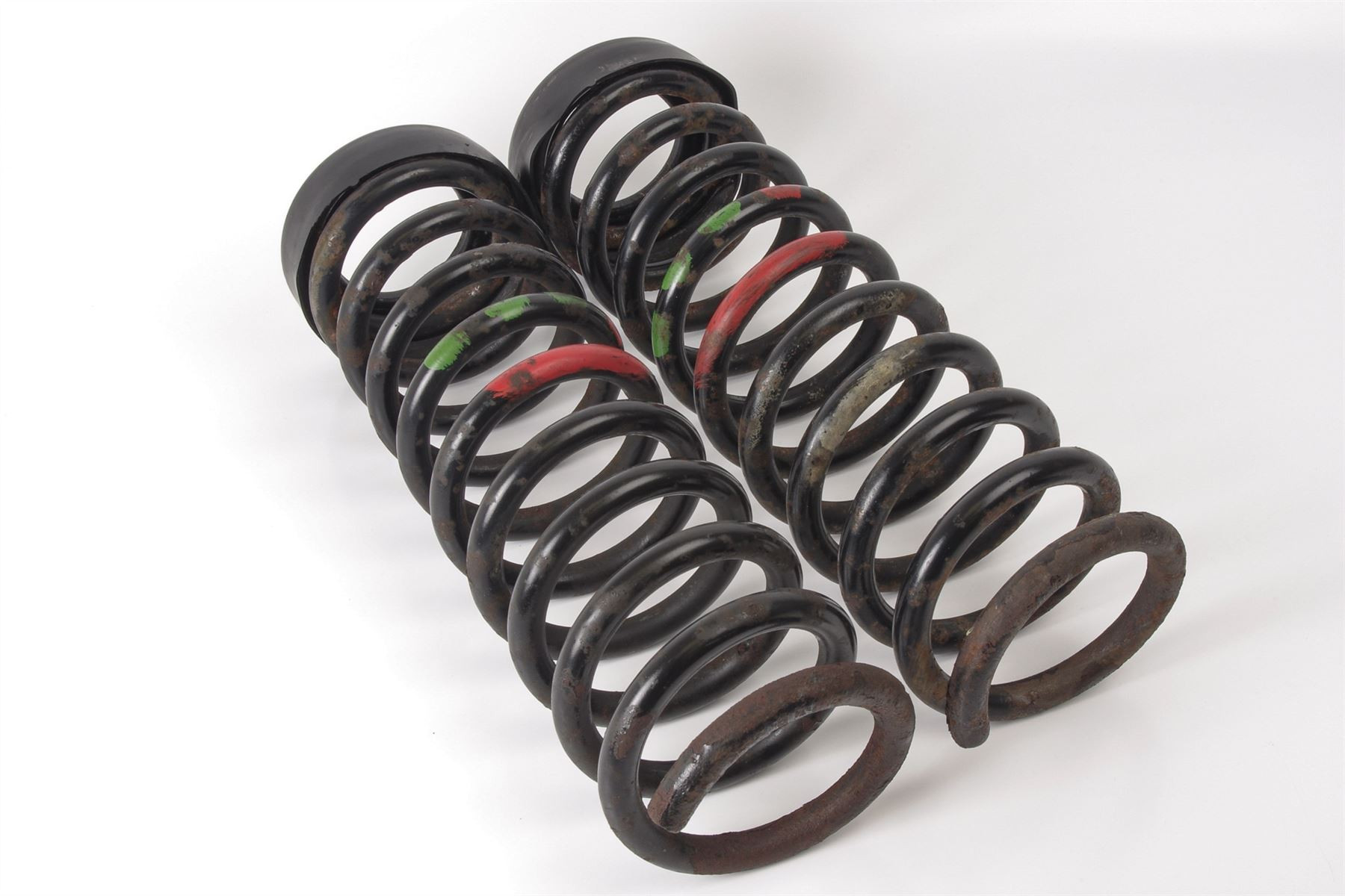 Mercedes 1293211104 Suspension Coil Spring x2 - Front | R129 SL