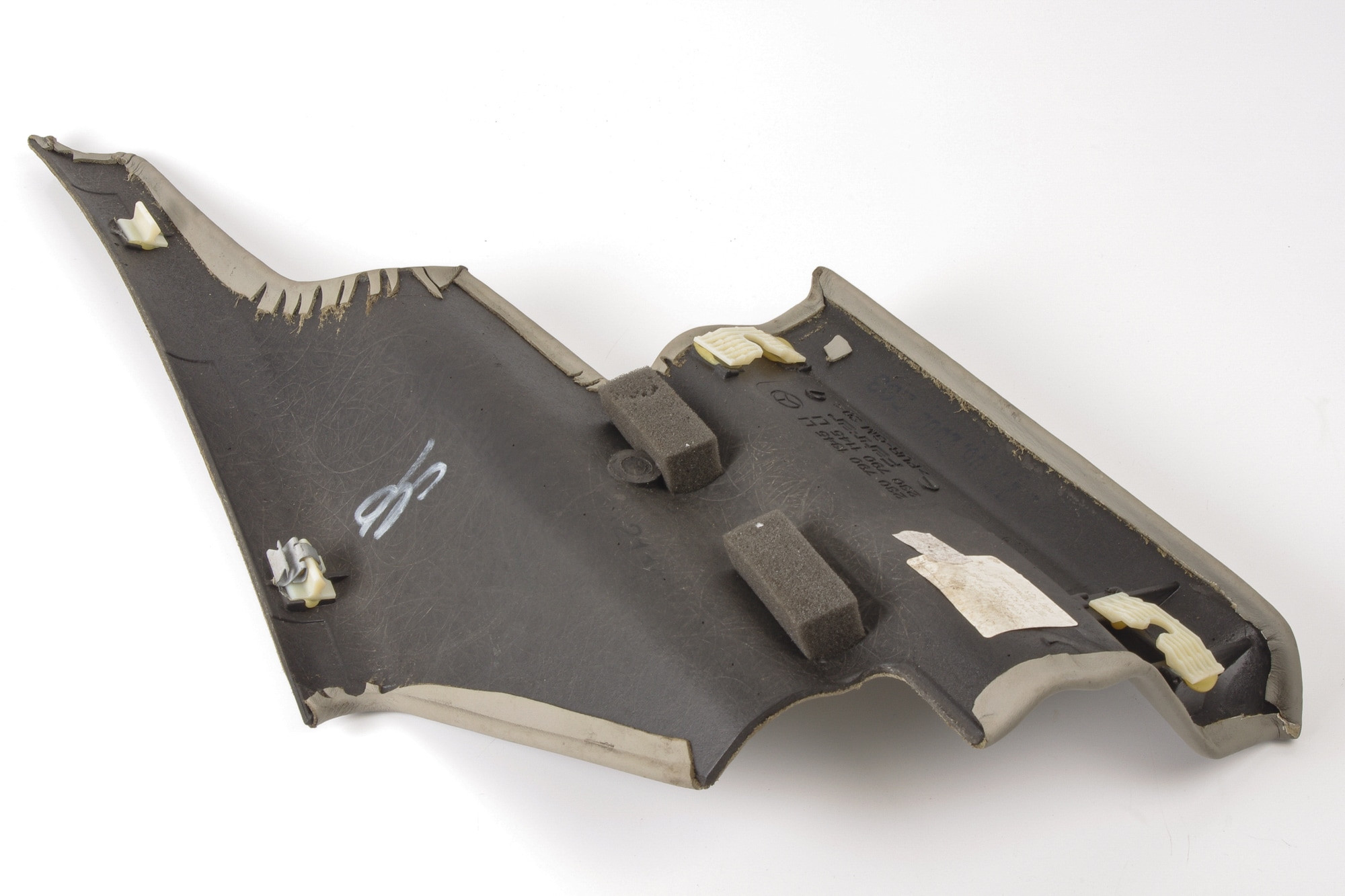 Mercedes 2307901345 C Pillar Cover - Rear Left Grey | R230 SL