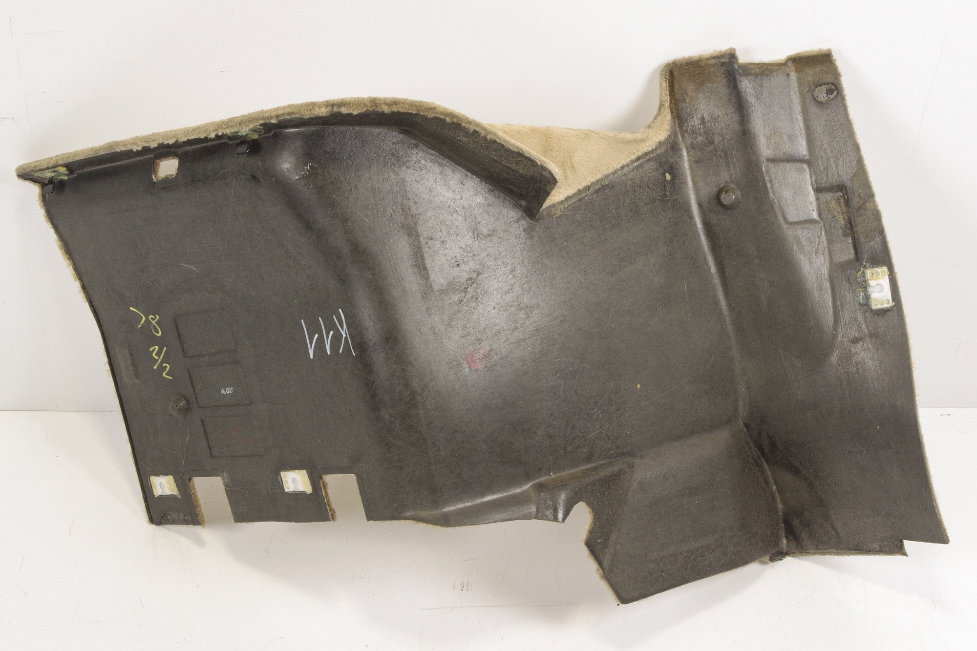 Mercedes 1296902041 Carpet Panel - Rear Right Beige (a) | R129 SL