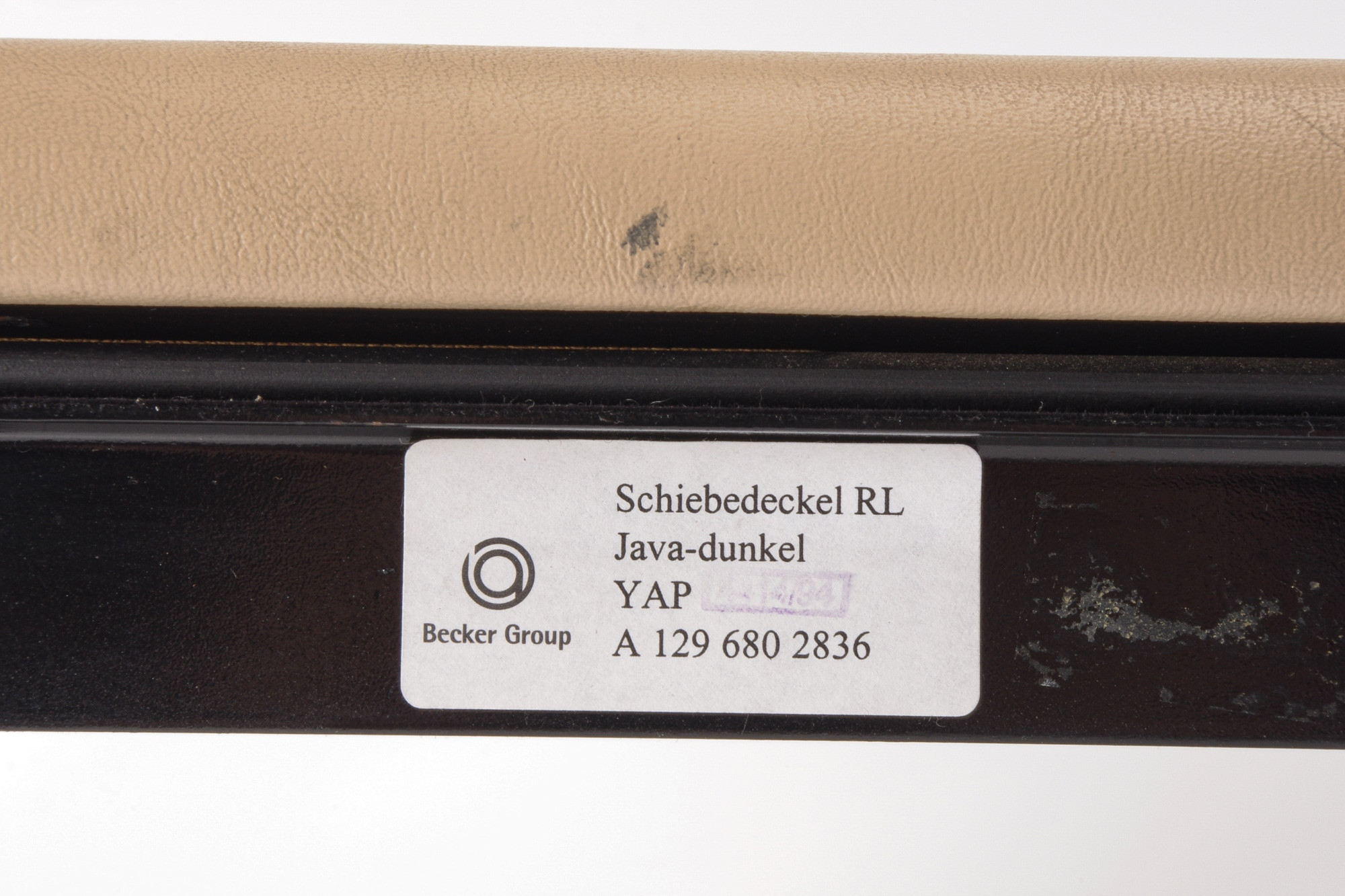 Mercedes 1296802836 Centre Console Armrest Lid - Tan (b) | R129 SL