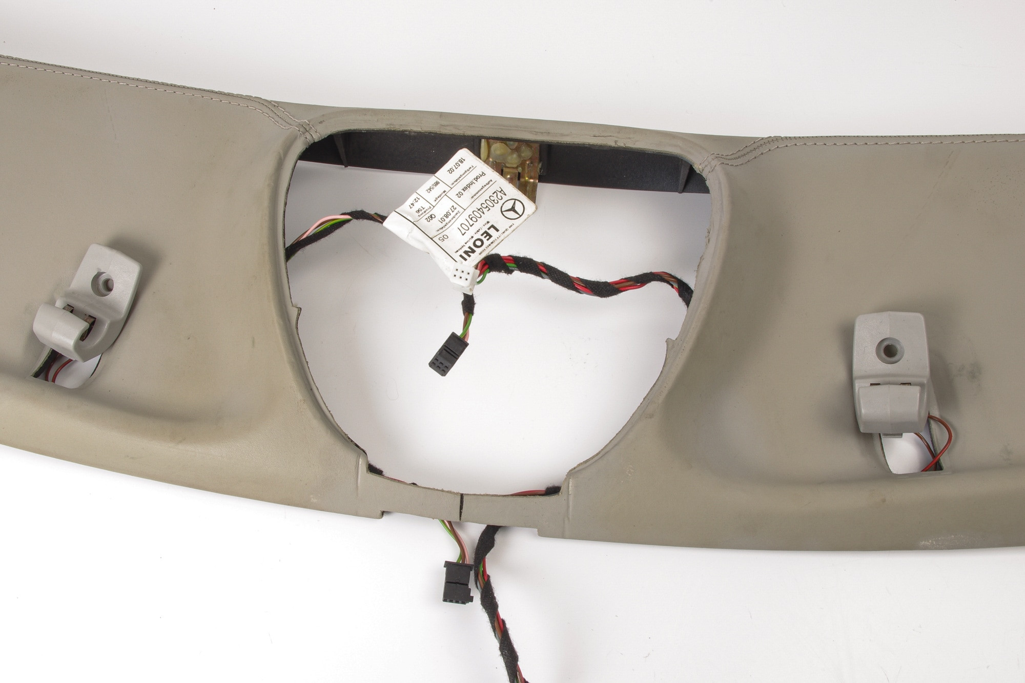 Mercedes 2306901725 Overhead Trim - Front Grey | R230 SL