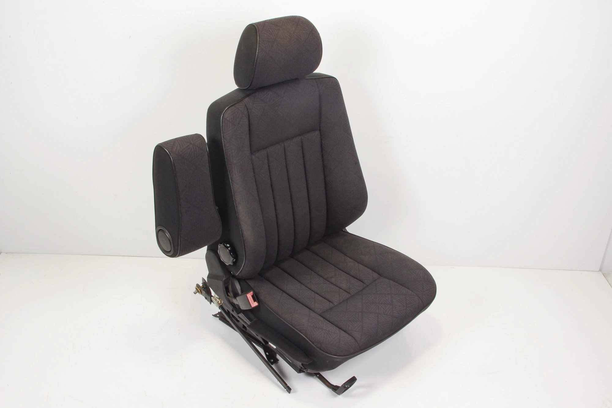Mercedes 1249104150 Seat - Front Left Black | S124 W124 V124 C124 A124 E