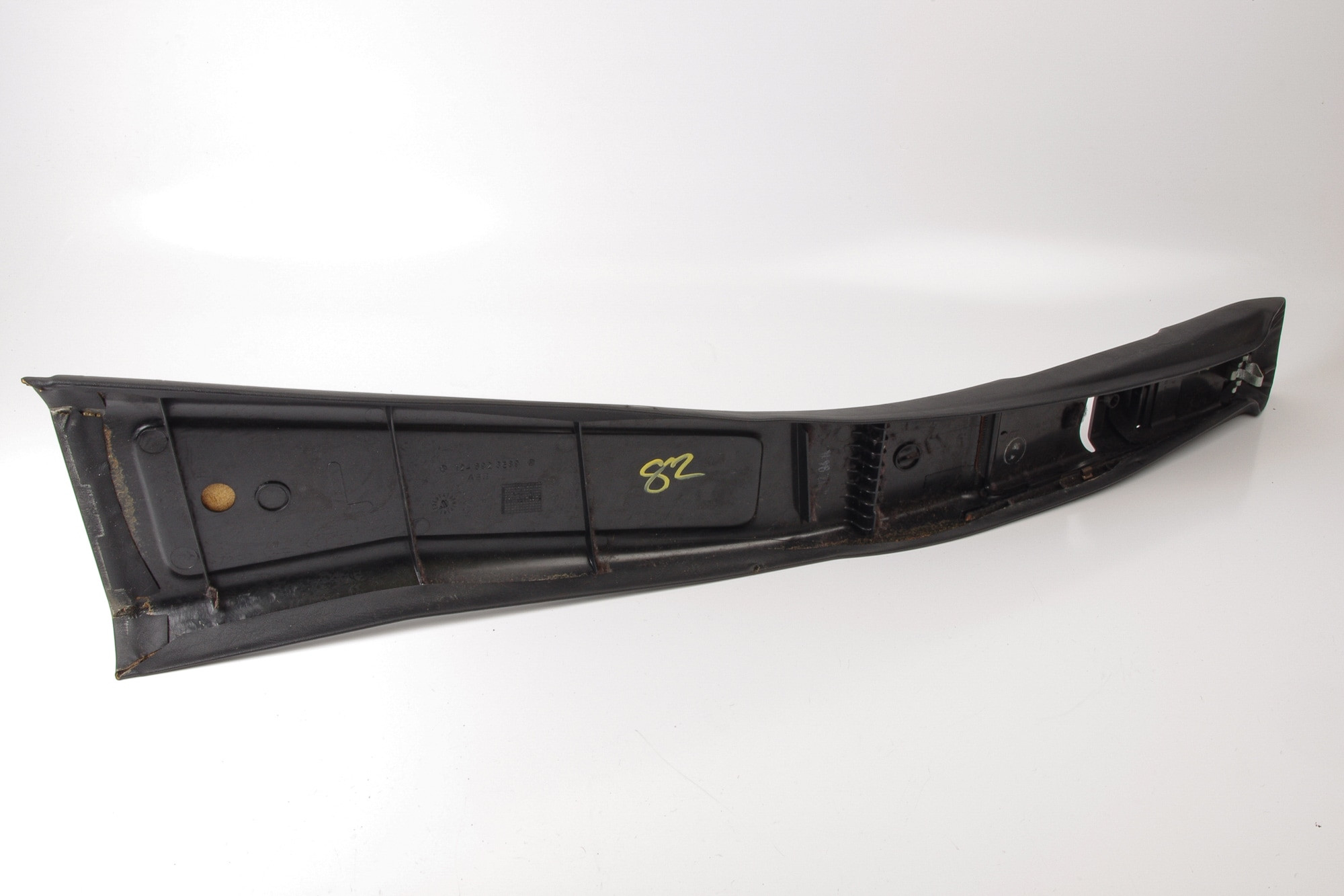 Mercedes 1246923589 B Pillar Trim - Left Black | S124 W124 V124 E