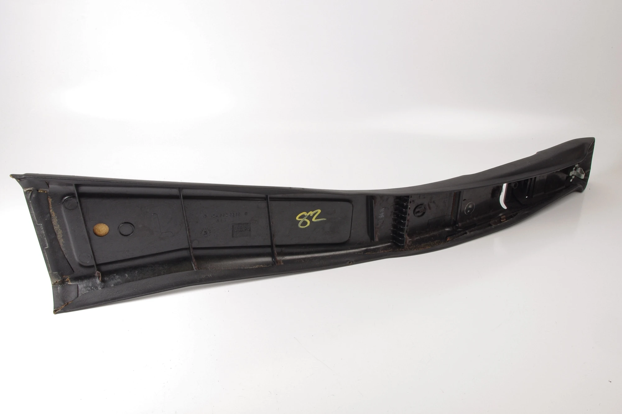 Mercedes 1246923589 B Pillar Trim - Left Black | S124 W124 V124 E