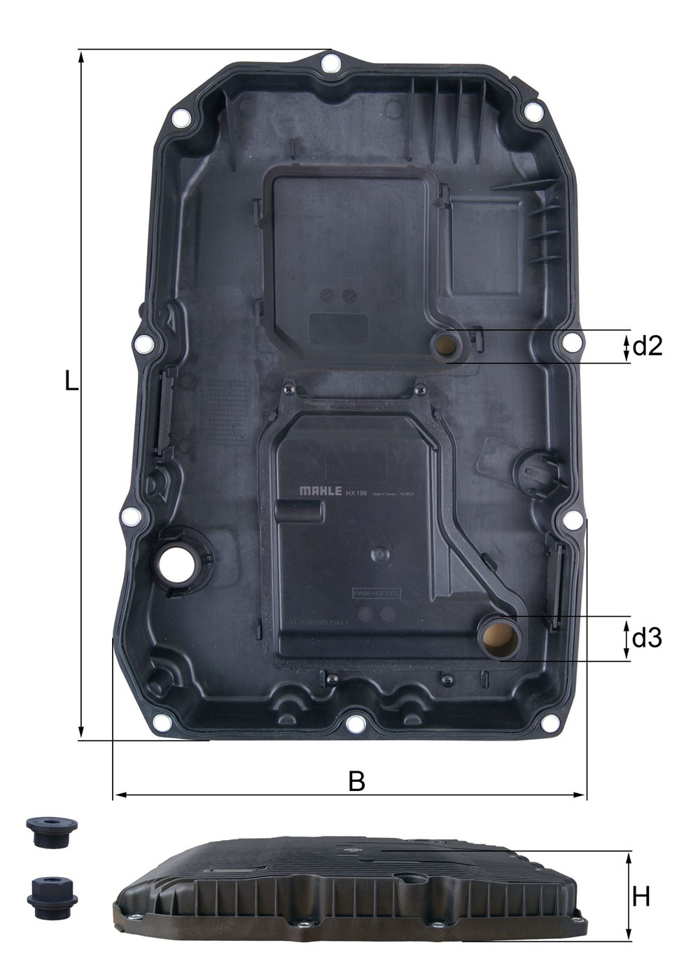 Mercedes 7252703707 Gearbox Oil Sump With Filter | W166 M X166 GL R172 SLK...