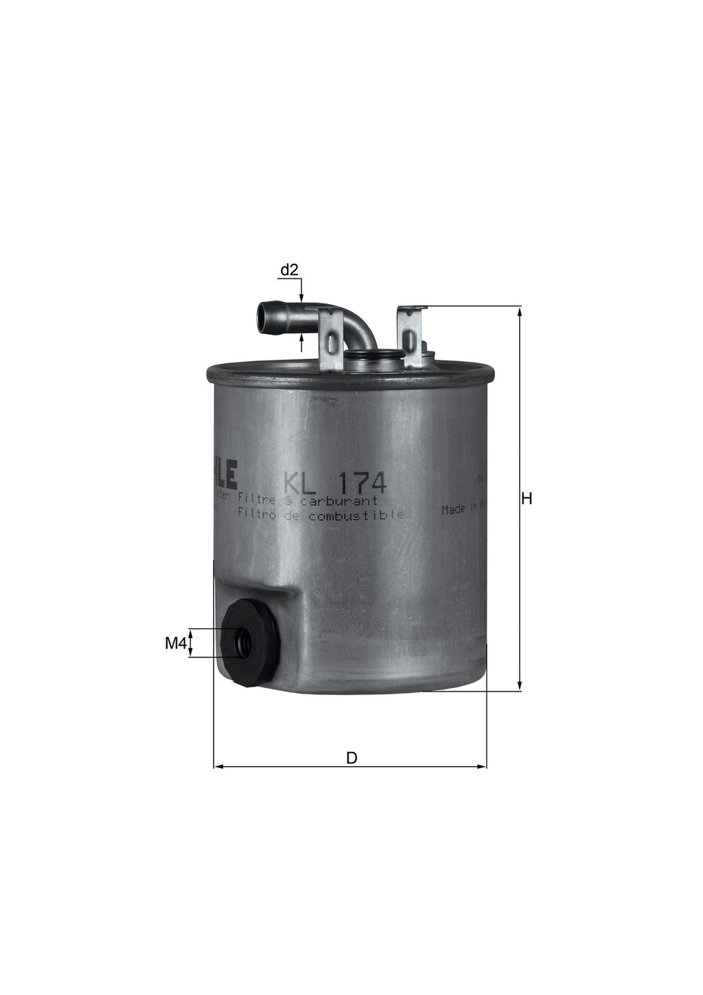 Mercedes 6110920101 Fuel Filter | W638 V
