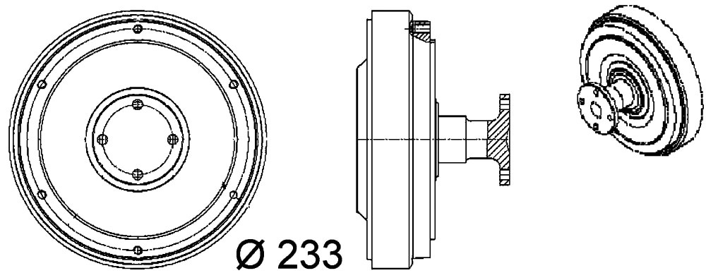Mercedes 9062001222 Fan Clutch
