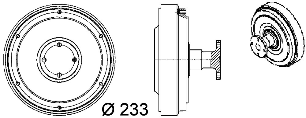 Mercedes 9062001222 Fan Clutch