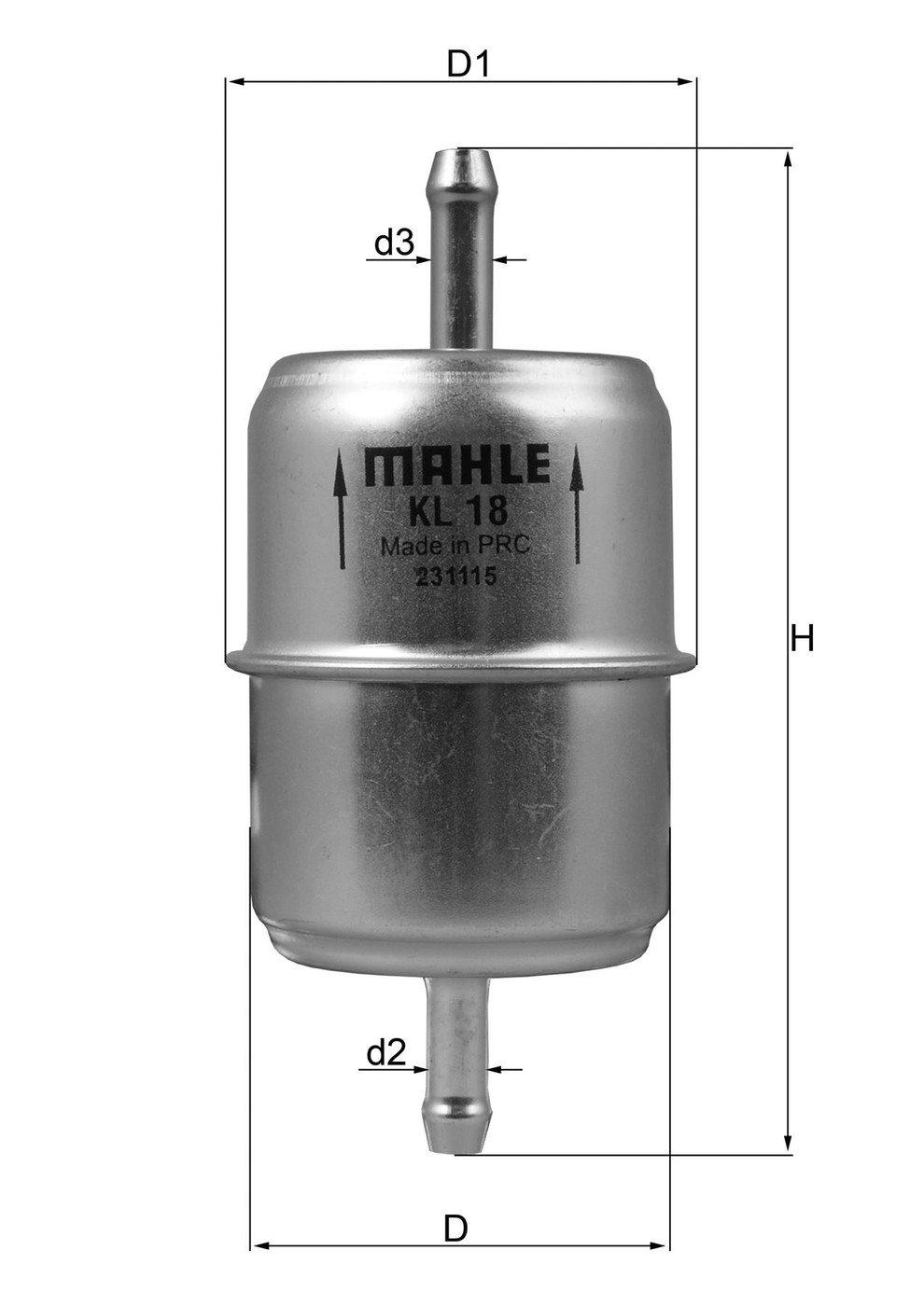 Mercedes 0024770001 Fuel Filter (a) | W124 E W201 W202 C W461 W463 G