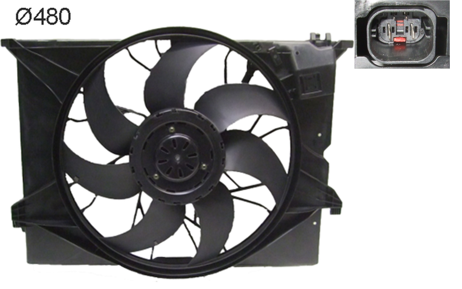 Mercedes 2215000493 Cooling Fan | C216 CL W221 S