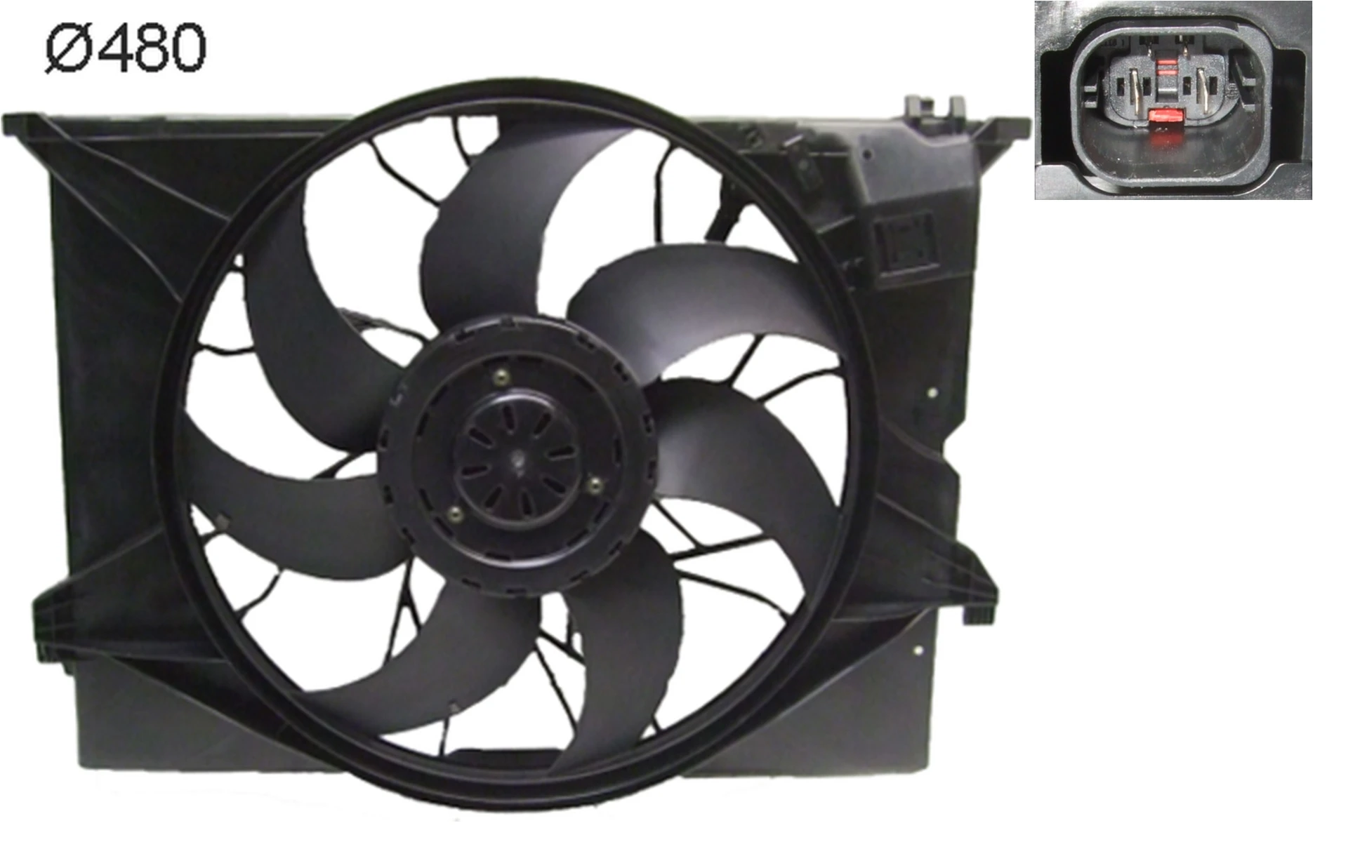 Mercedes 2215000493 Cooling Fan | C216 CL W221 S