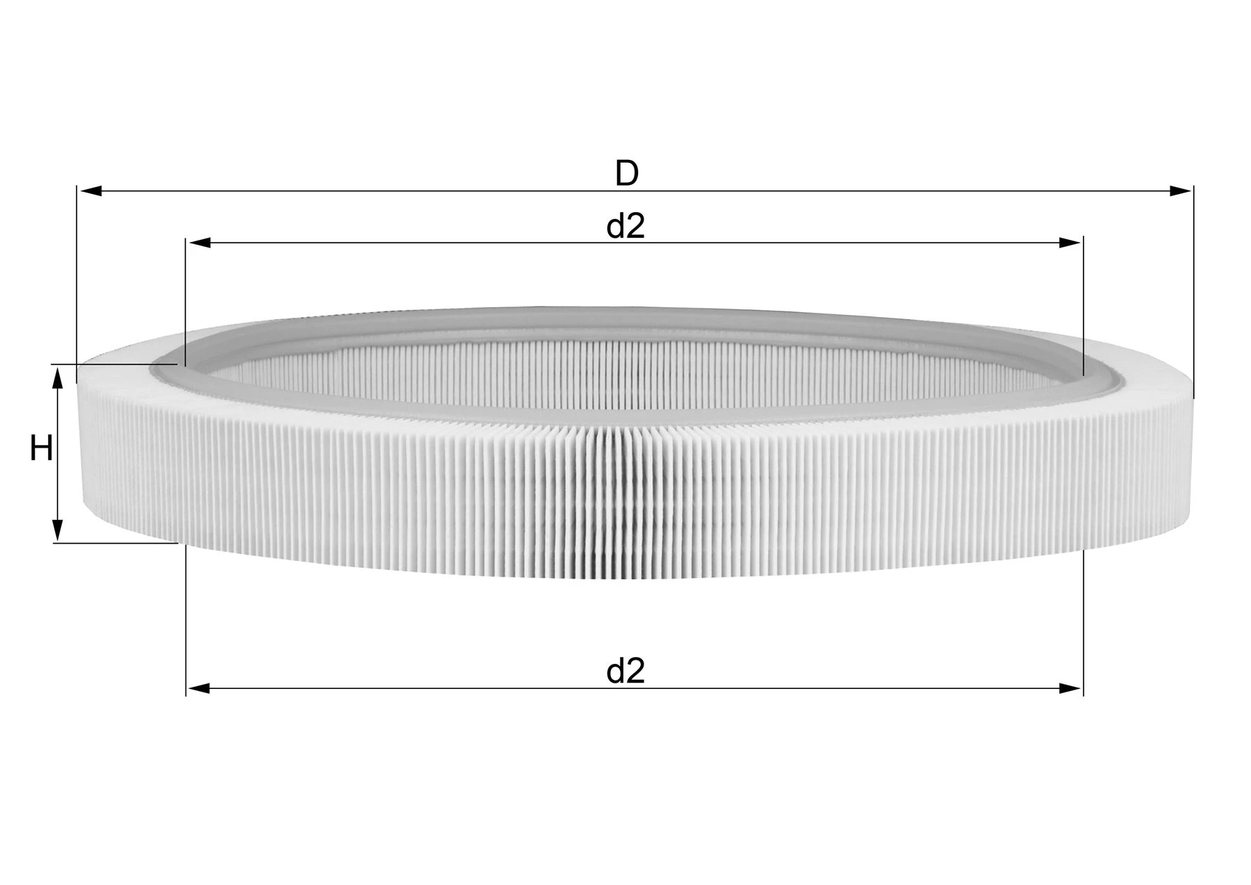 Mercedes 0030943804 Air Filter | S124 W124 C124 V124 E W201 W202 C W463 G