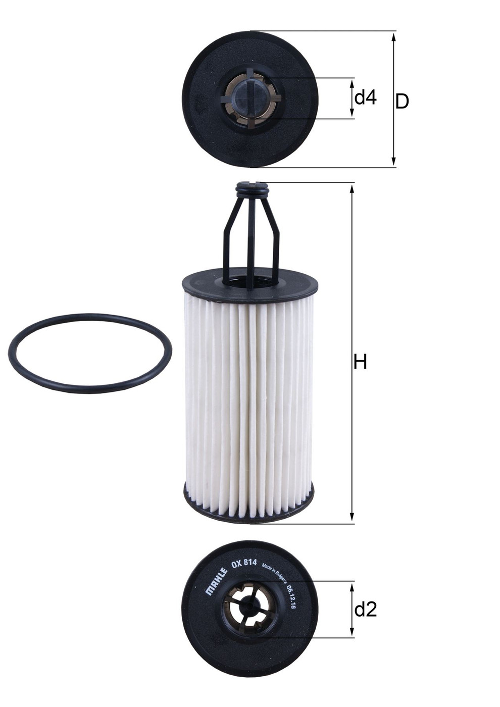 Mercedes 2761800009 Oil Filter | W166 M X166 GL R172 SLK W204 W205 C X204 GLK...