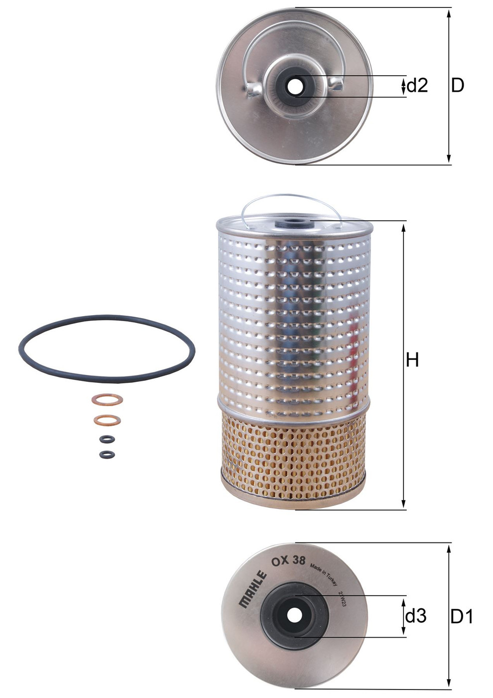 Mercedes 6011800009 Oil Filter | W124 E W126 W140 S W201 W202 C W460 W461 W463 G