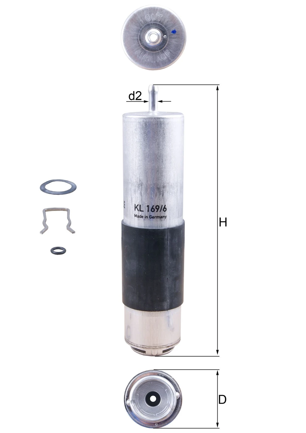 Mercedes 0000902452 Fuel Filter