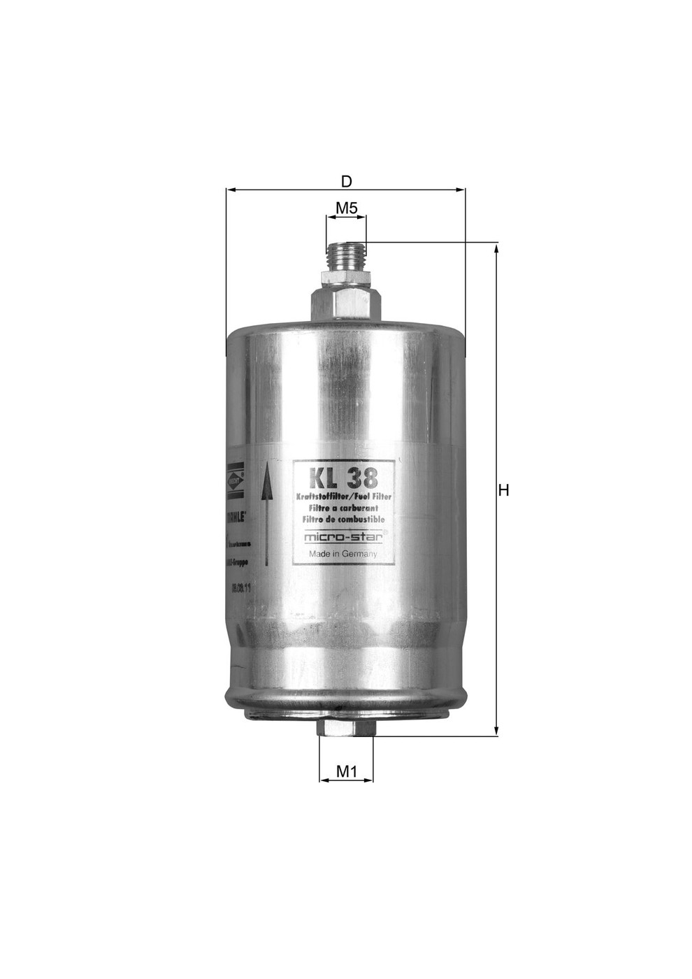 Mercedes 0014778701 Fuel Filter | C107 R107 R129 SL W123 W124 E W126 W140 S...