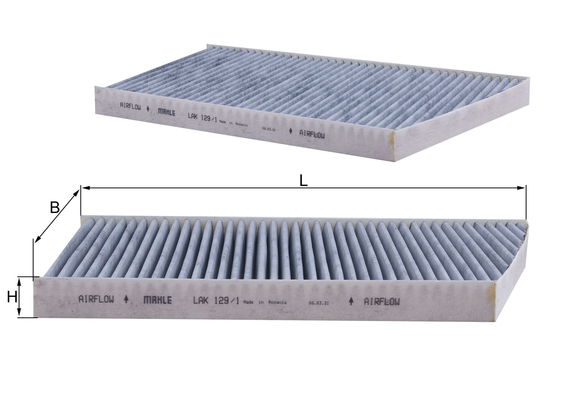 Mercedes 2038301018 Cabin Pollen Filter | W203 S203 CL203 C C209 A209 CLK