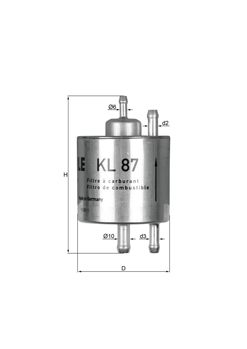 Mercedes 0024773801 Fuel Filter | W168 V168 A