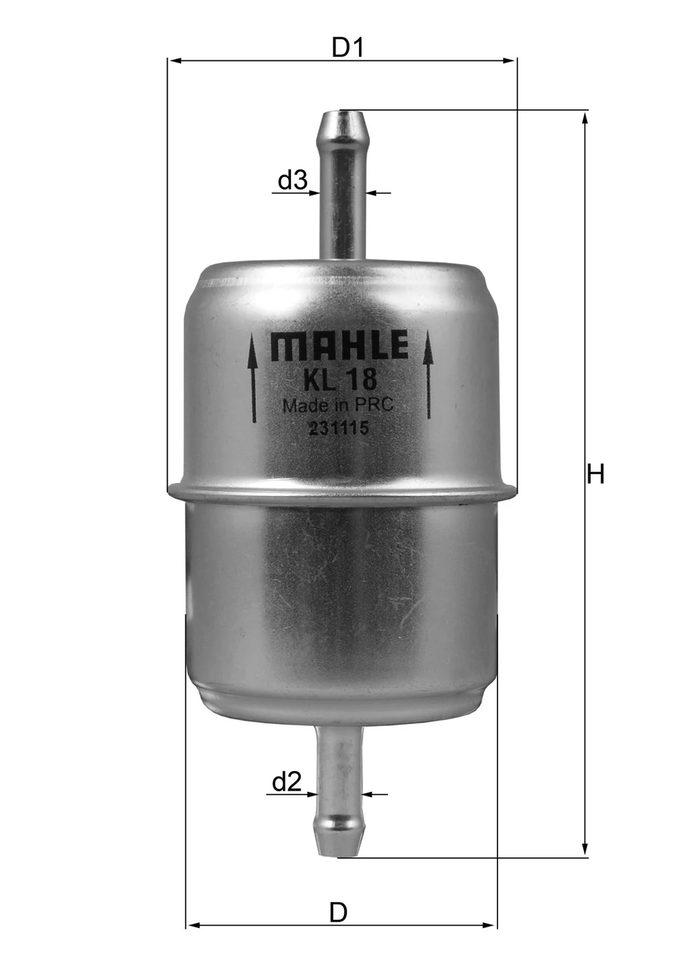 Mercedes 0024770001 Fuel Filter | W124 S124 V124 E W201 W202 C W461 W463 G