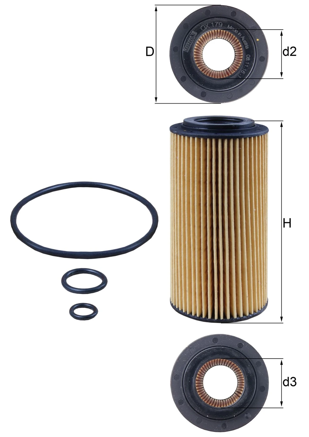Mercedes 6031840025 Oil Filter | W203 CL203 C W210 W211 E W220 S