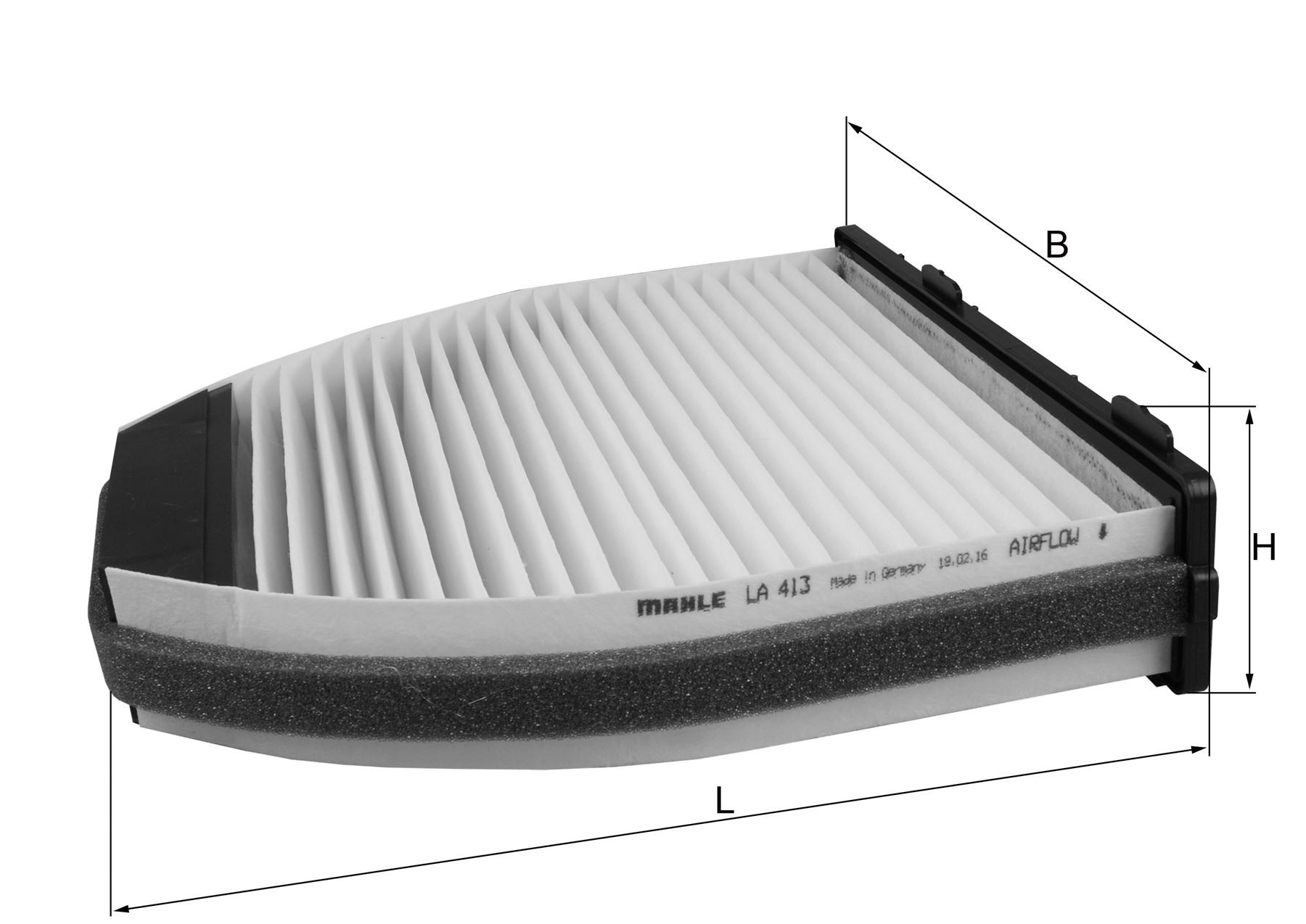 Mercedes 2048300018 Cabin Pollen Filter | C197 SLS W204 C X204 GLK C207 A207...