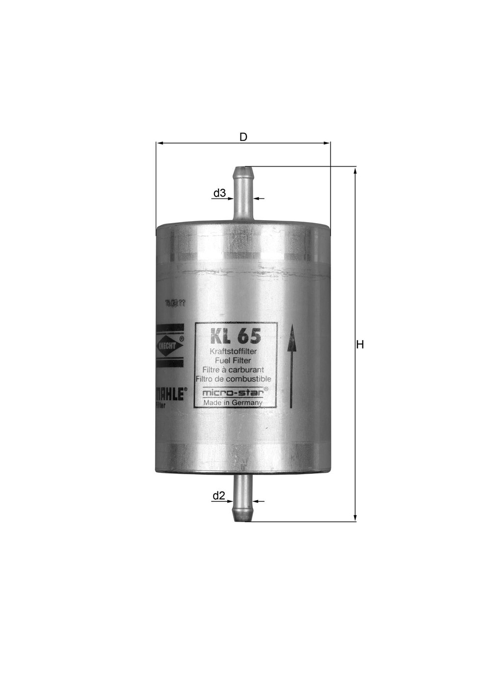 Mercedes 0024772601 Fuel Filter | W124 W210 E R129 R230 SL W140 W220 S W169 A...