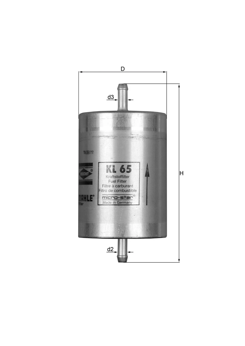Mercedes 0024772601 Fuel Filter | W124 W210 E R129 R230 SL W140 W220 S W169 A...