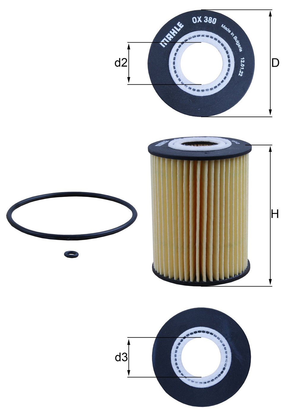 Mercedes 6421800009 Oil Filter | W164 W166 M X166 GL W203 W204 C X204 GLK...