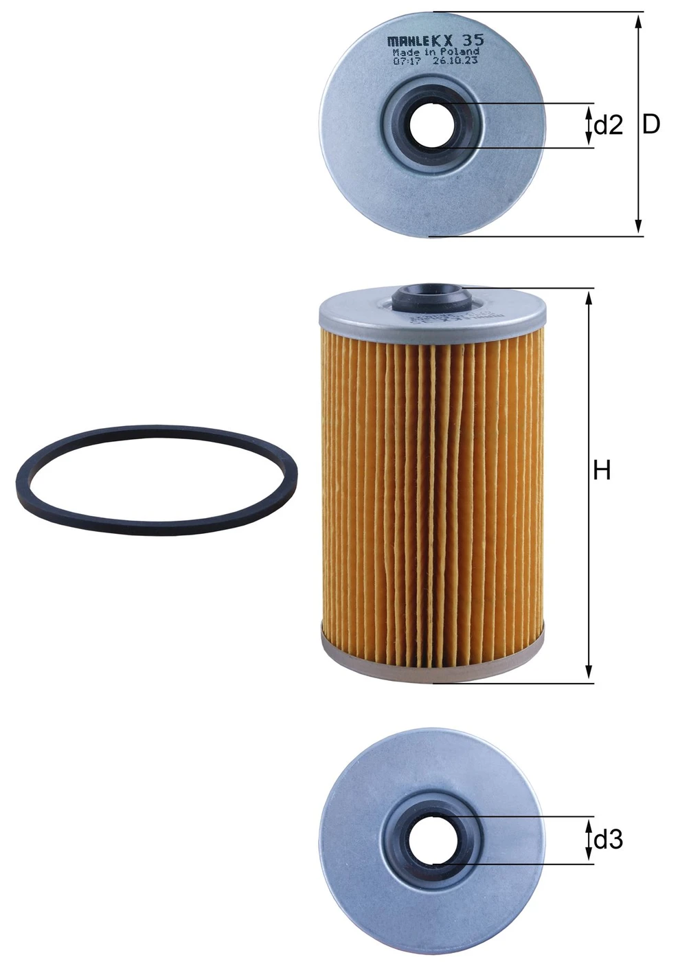 Mercedes 0000322405 Fuel Filter | W100 W108 W109 W111 W112 S W113 SL W120 W136 E