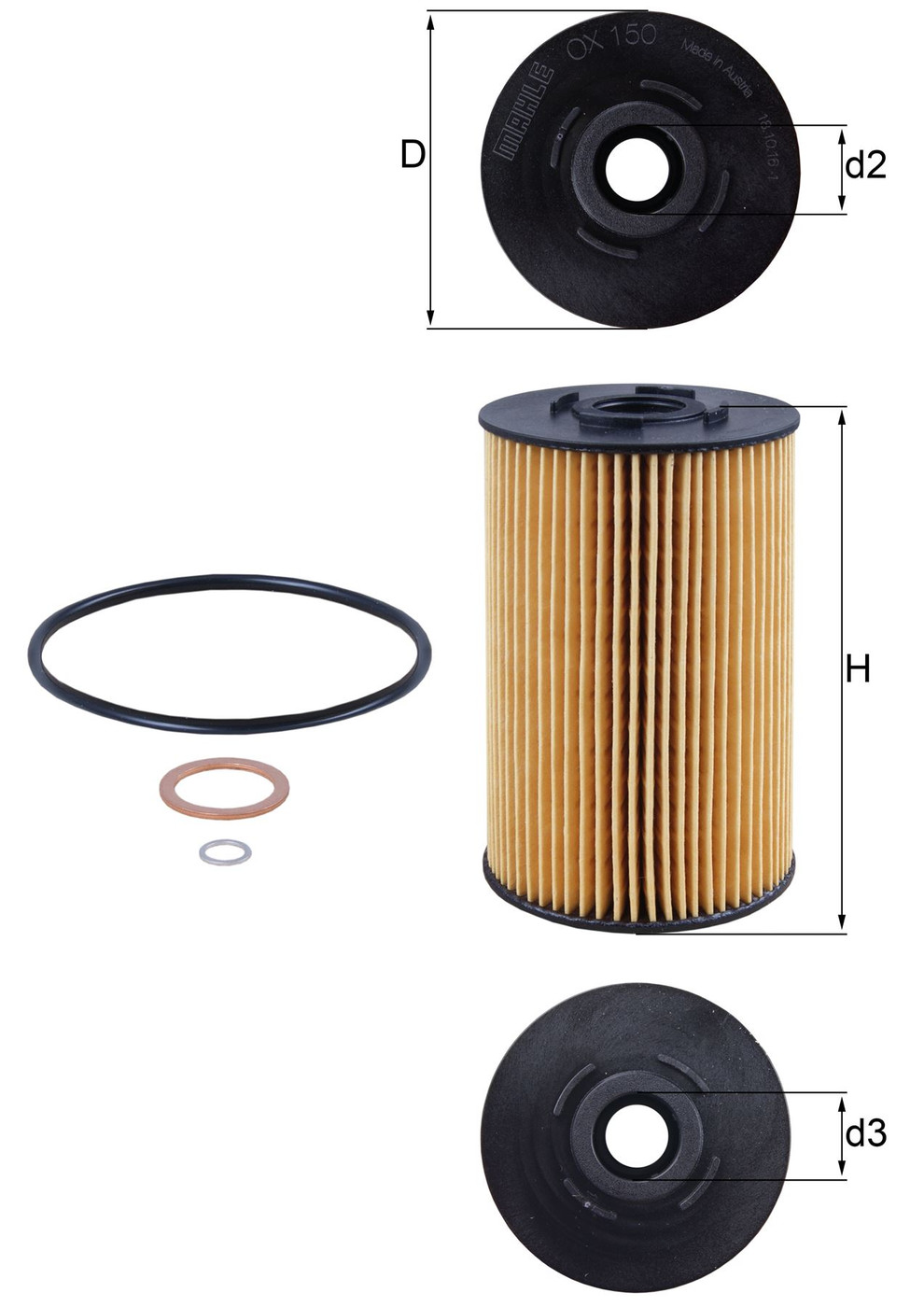 Mercedes 0001800909 Oil Filter