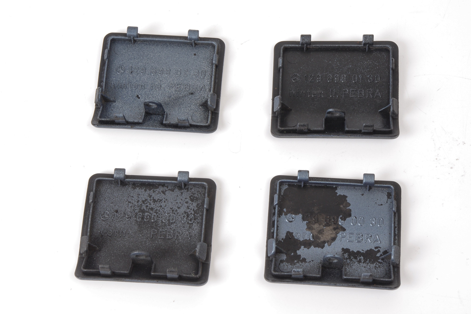 Mercedes 1296980030 Jacking Point Cover Set x4 - Blue | R129 SL
