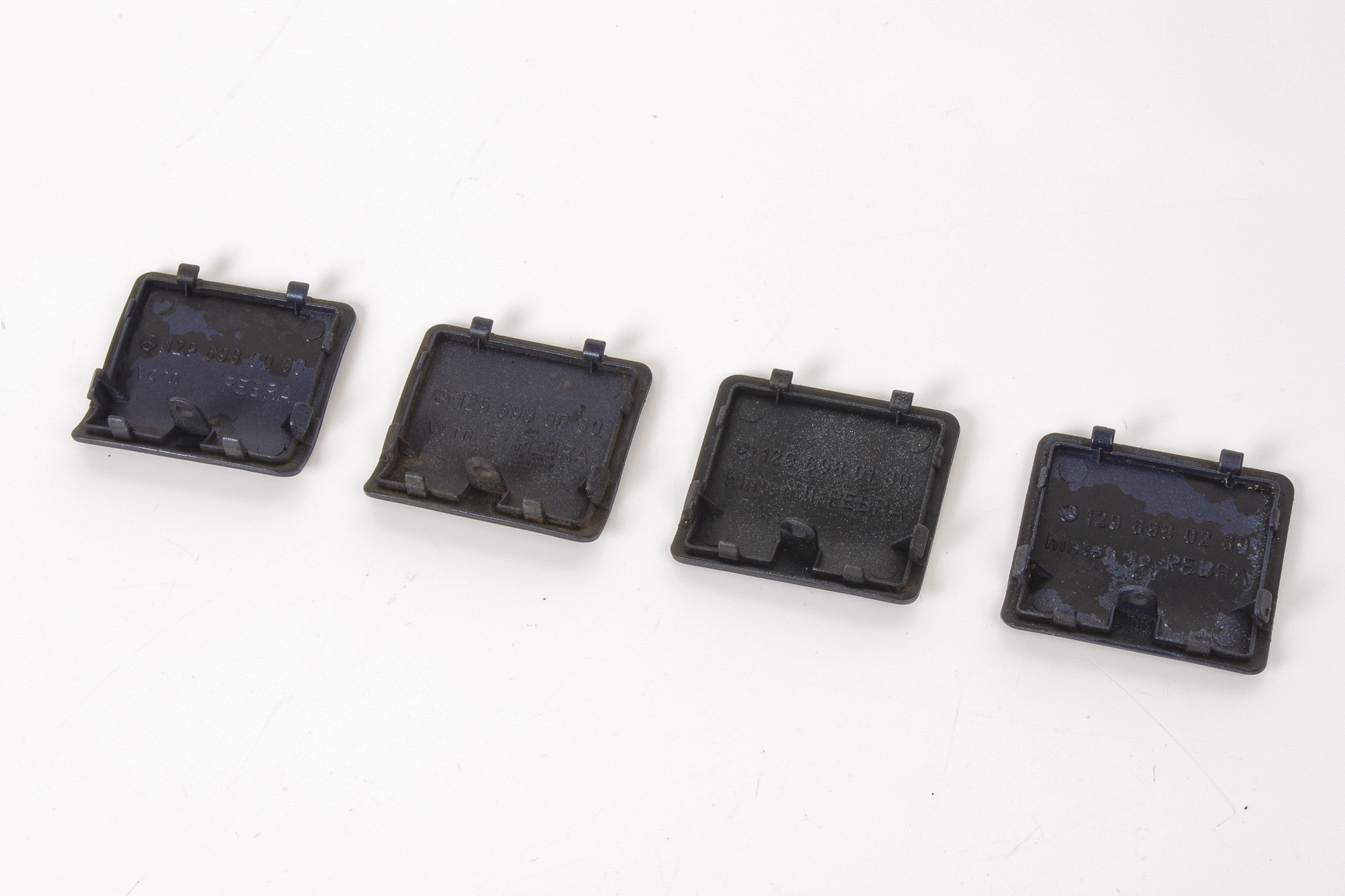 Mercedes 1296980030 Jacking Point Cover Set x4 - Blue | R129 SL