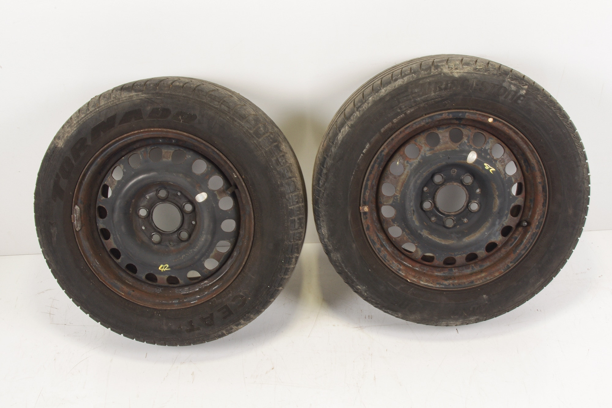 Mercedes 1244001002 Steel Wheel x4 | W114 W115 W123 W124 E