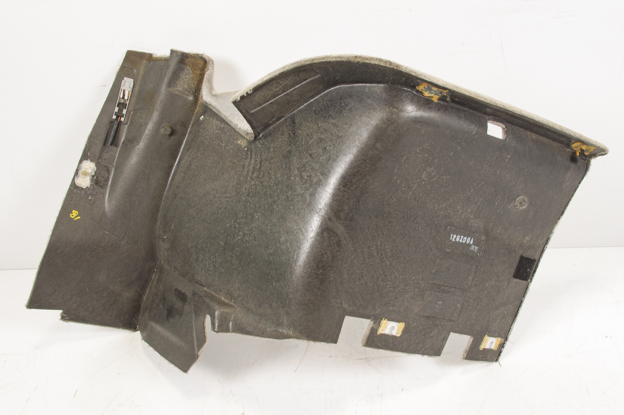 Mercedes 1296901941 Carpet Panel - Rear Left Grey (c) | R129 SL