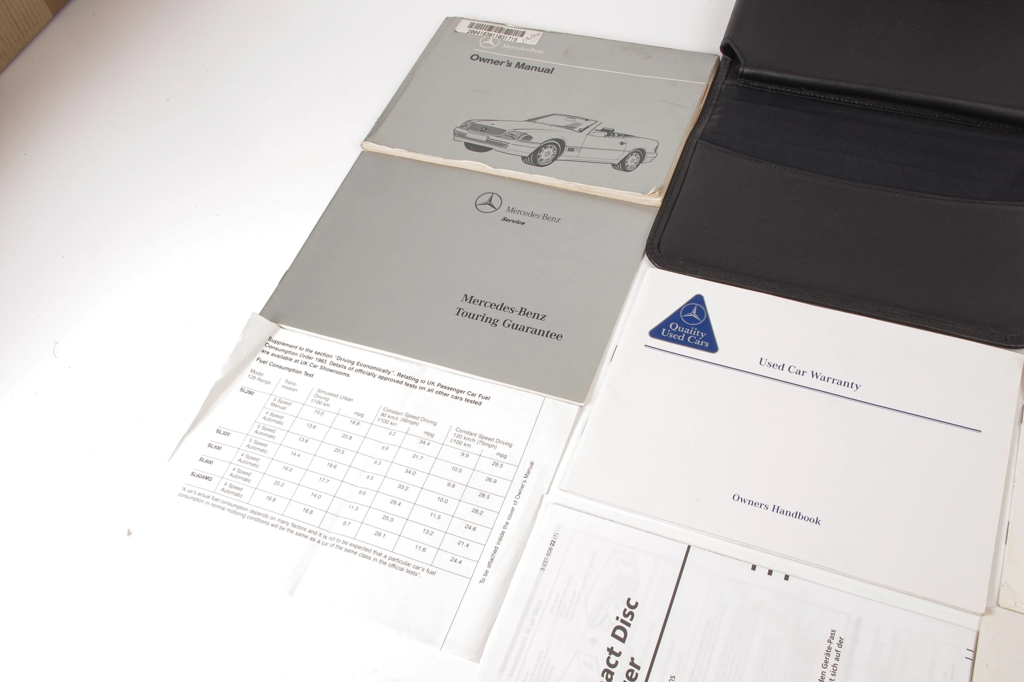 Mercedes 1295845996 Owners Manual Set (a) | R129 SL