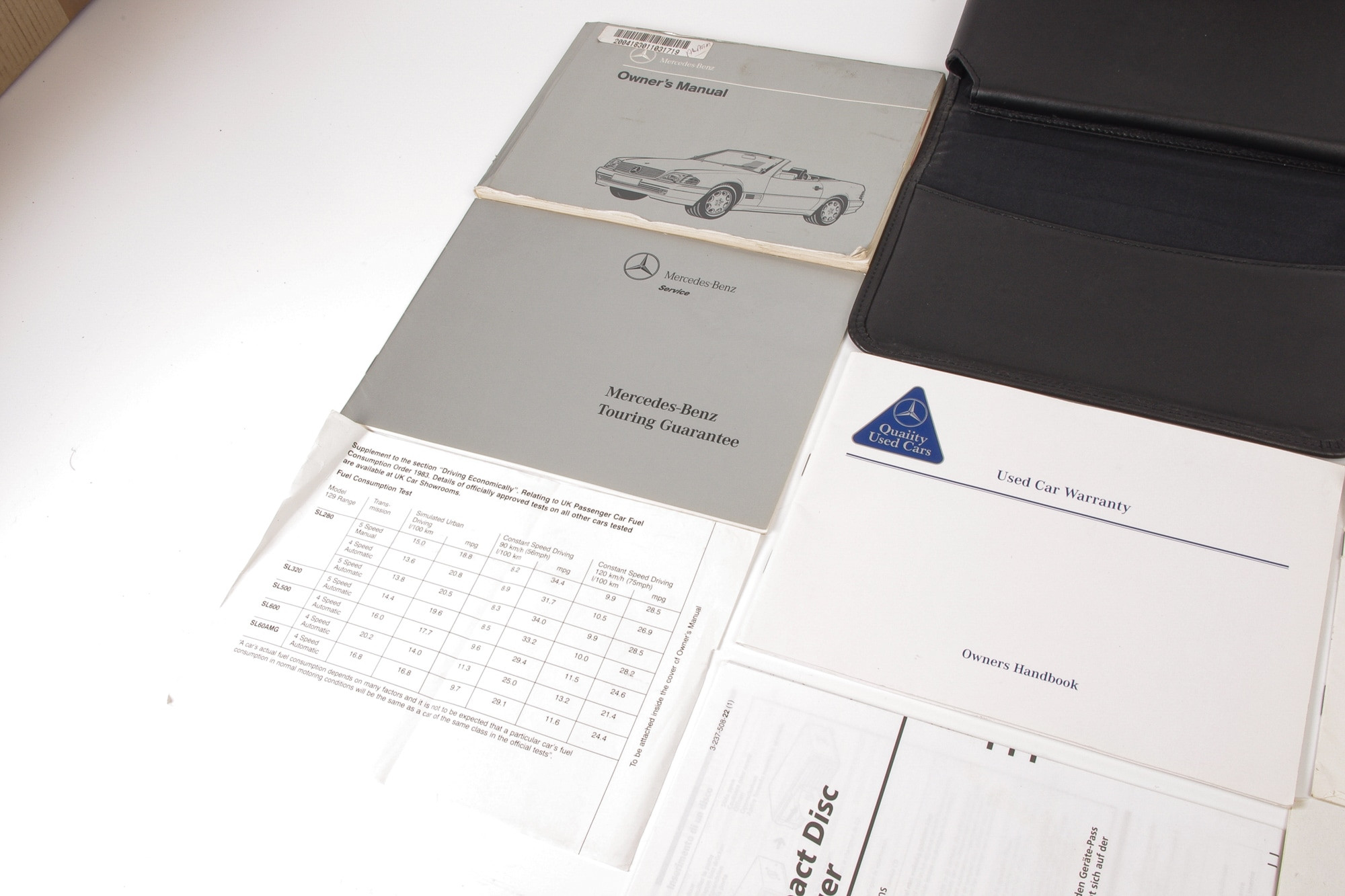 Mercedes 1295845996 Owners Manual Set (a) | R129 SL
