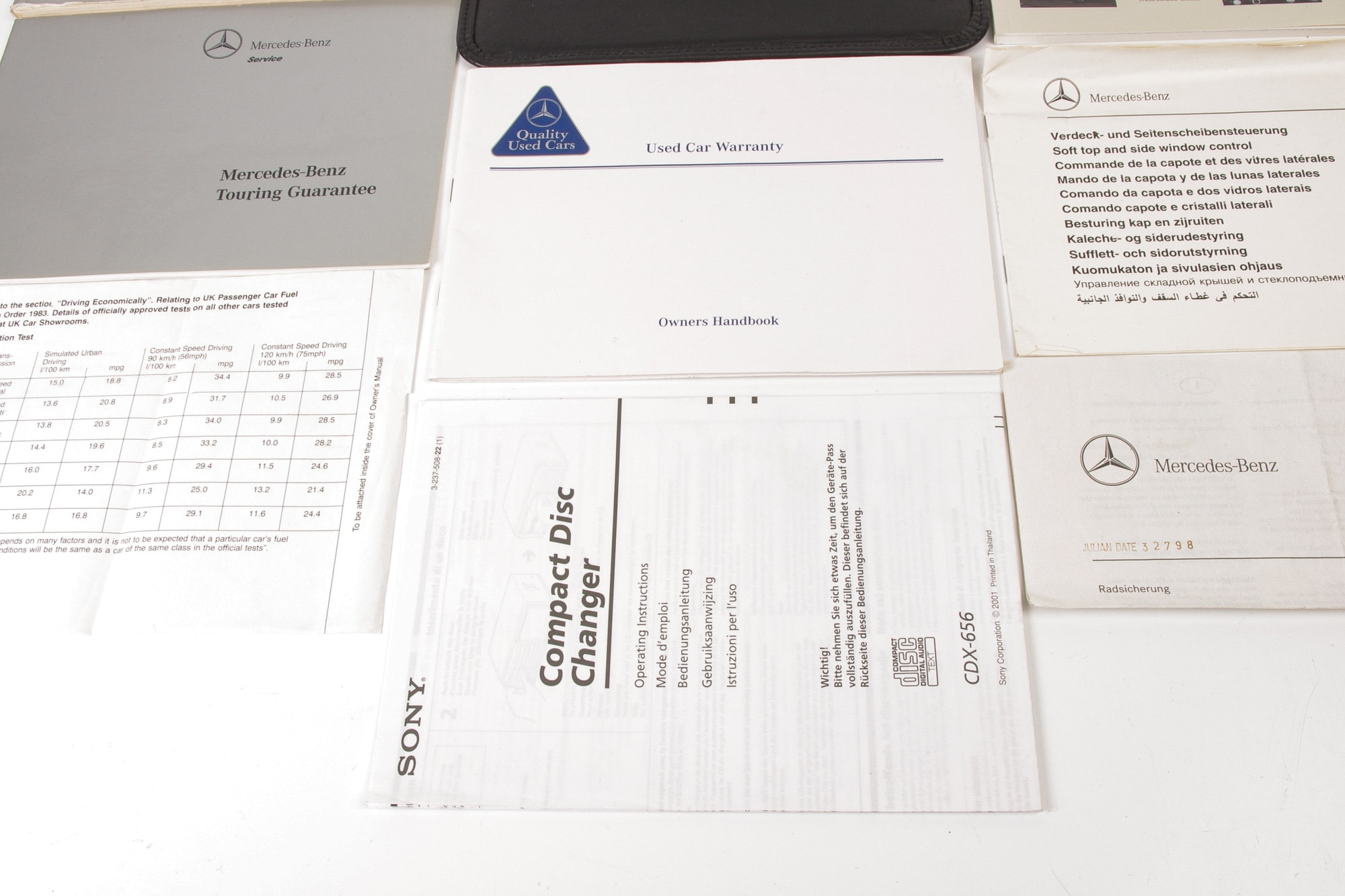 Mercedes 1295845996 Owners Manual Set (a) | R129 SL