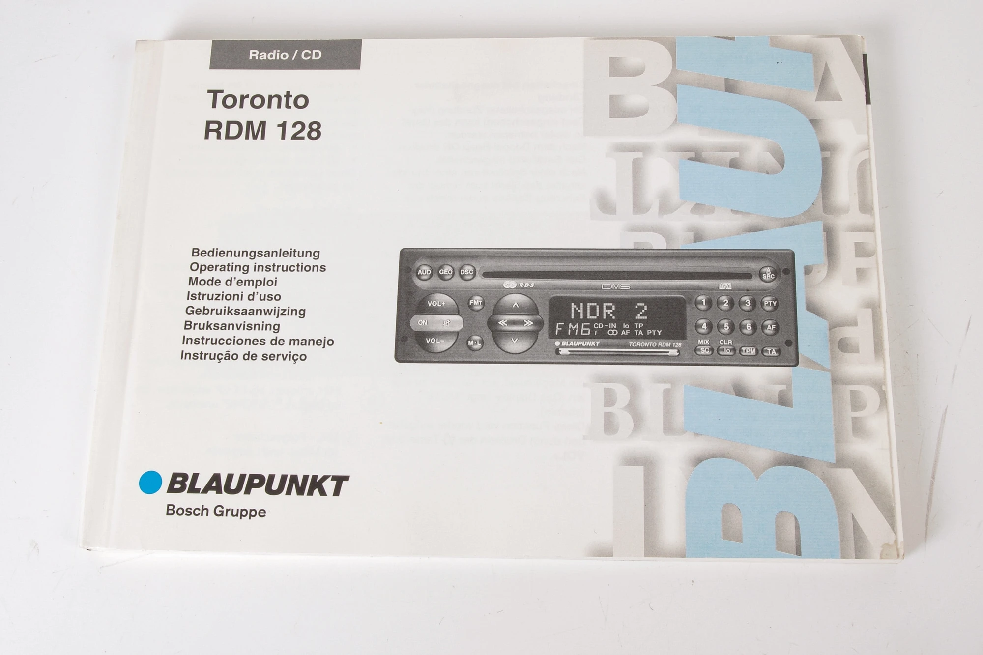 Mercedes 0038200000 Radio Manual | R129 SL