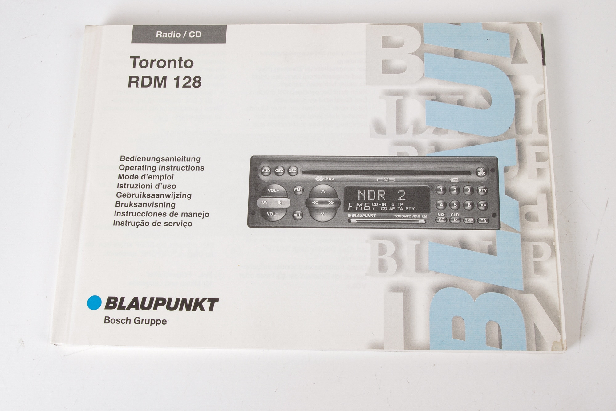 Mercedes 0038200000 Radio Manual | R129 SL