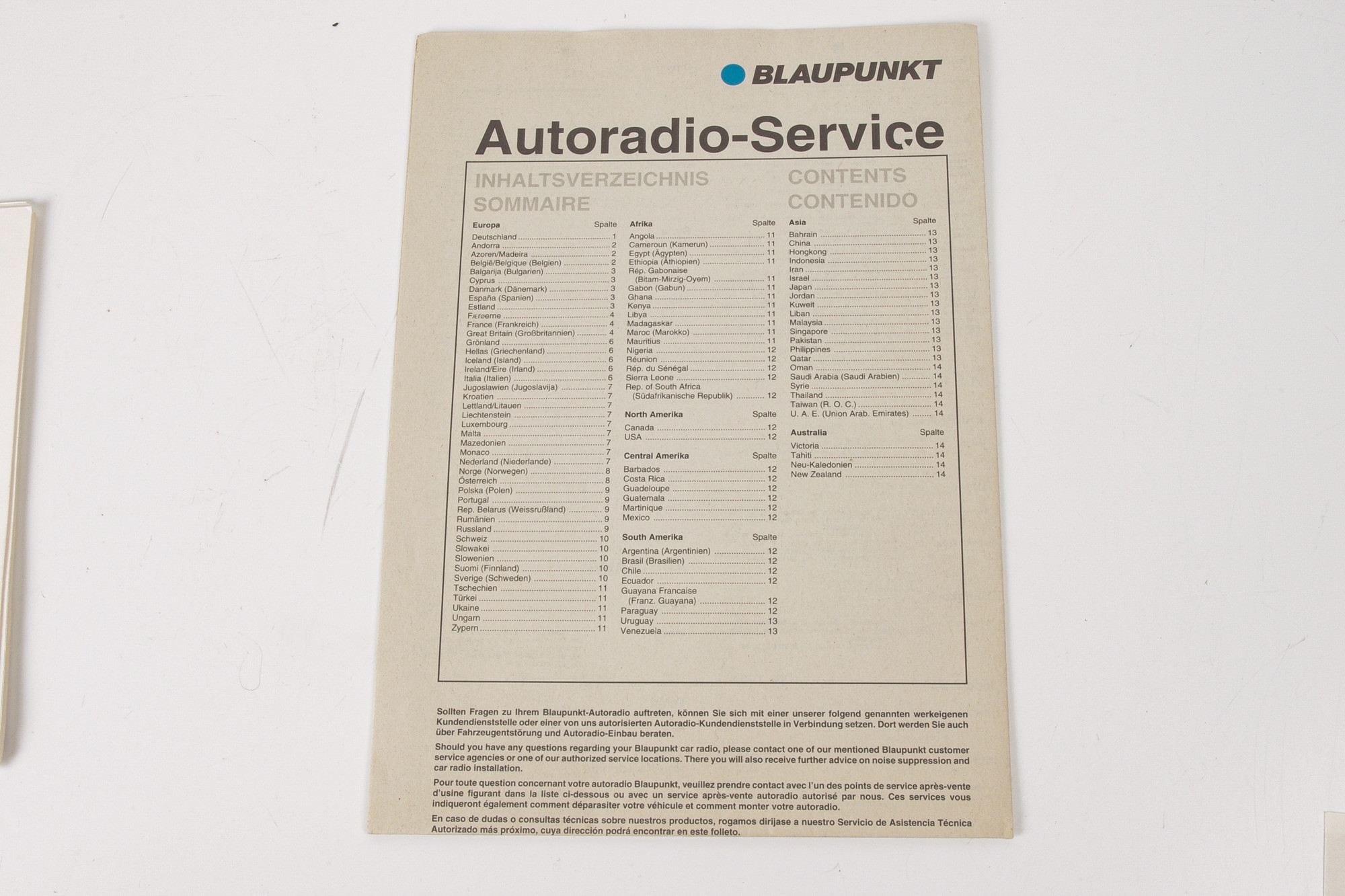 Mercedes 0038200000 Radio Manual | R129 SL